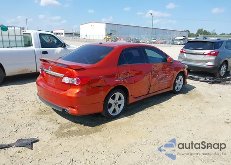 2013 Toyota Corolla S Special Edition из США, поврежденный, VIN 2T1BU4EE7DC076965